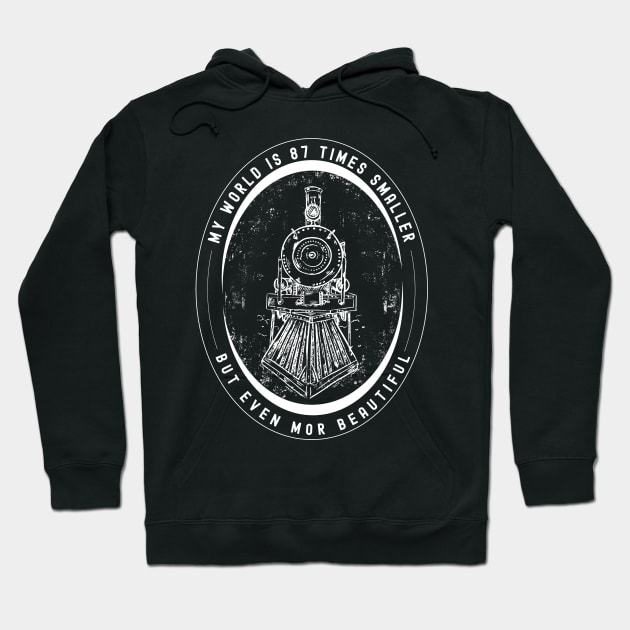 Modelrailroad HO N Z Train Model Hoodie by alpmedia